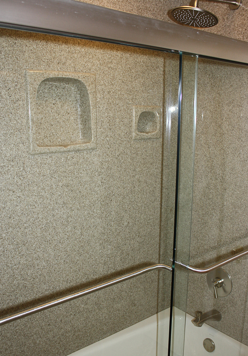 stone shower surrounds